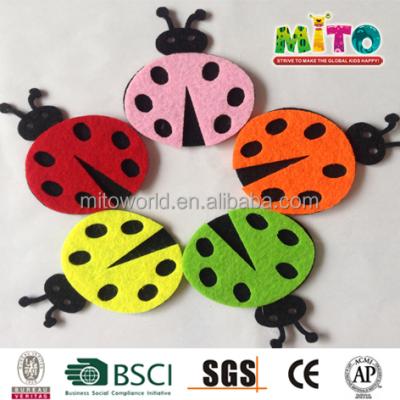 China Die Cut Multicolor China Bulk Felt Animal Shapes For DIY for sale