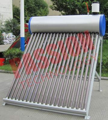 China 250L pre Verwarmd de Zonne Vacuümbuis van de Waterverwarmer met Hulptank 6 Jaar Garantie Te koop