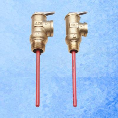 China Solar Water Heater Accessories Temperature / Pressure Relief Valve Different Pressure for sale