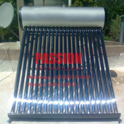 China el acero inoxidable 200L no ejerce presión sobre el agua solar Heater Home Heating del tubo de vacío del géiser 304 solares en venta