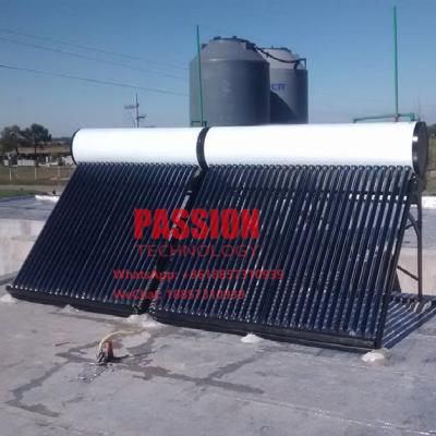 China o aquecedor de água solar 200L do tanque 300L branco exerce pressão sobre não o sistema de aquecimento solar solar de tubo de vácuo do geyser à venda