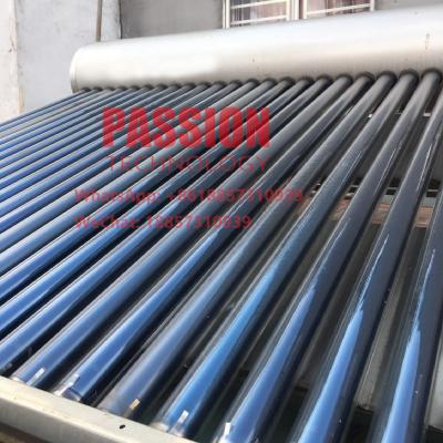 China 300L 304 coletor solar solar de aço inoxidável de tubo de vácuo do aquecedor de água 250L à venda