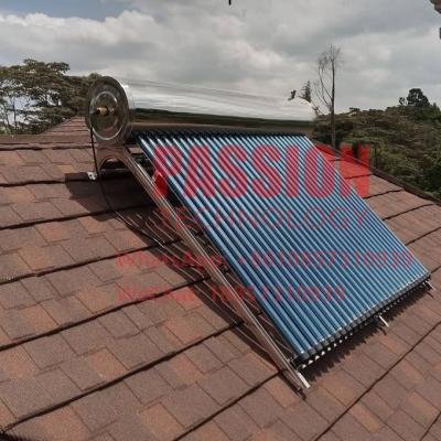 China SS304 Compact Pressure Solar Water Heater SS316 Enamel Inner Tank Solar Heating for sale