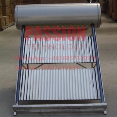 China 200L drücken nicht Solarwasser-Heater Stainless Steel Vacuum Tube-Kollektor zu verkaufen