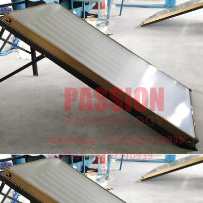 China Calentador de agua termal de la pantalla plana negra de Chrome del ² del colector solar los 2m de la placa plana en venta