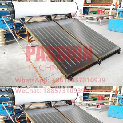 China 250L setzte Flacheisen-Solar- Warmwasserbereitungs-Flachbildschirm Solar-Heater Collector unter Druck zu verkaufen