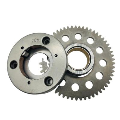 China Motorcycle Steel Engine Parts One Way Starter Clutch Overflowing Clutch Gear Assy For HS125T AN125 QS150T for sale