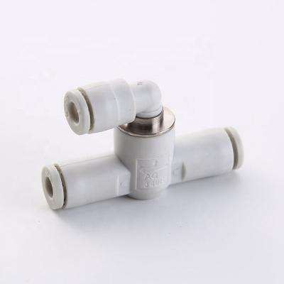 China Suitable for AQ340F-04 air hose tube fitting SMC plastic type pneumatic quick connector 3 way hose material for sale