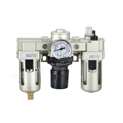 China SMC Type Air Pressure Regulator Filter Lubricator FRL Plant Air Source Treatment Combination for sale