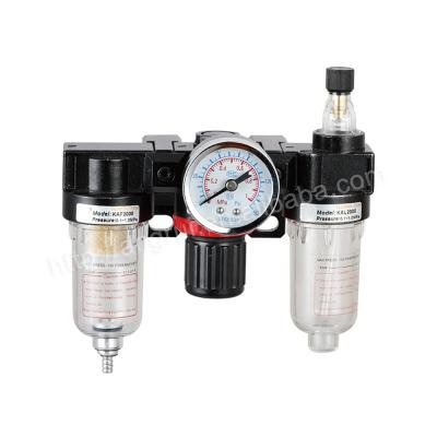 China Factory Air Water Oil Control Valve Filter Regulator Pneumatic Combination And Pressure Gauges for sale