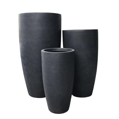 China 2021 Traditional Trending New Modern Products Flowerpot Flower Pots Lightweight Concrete Planters Long for sale