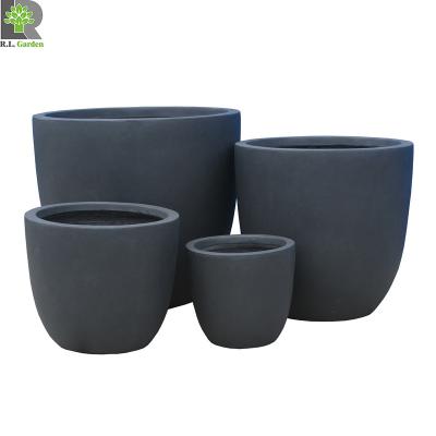 China Minimalist For Plants Or Home Decorations Durable Cement Garden Flowerpot for sale