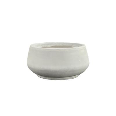 China Natural Finish Or Minimalist Clay Garden Flowerpot With Competitive Fiber Finish Price for sale