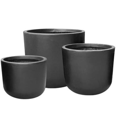 China Minimalist round planter pot for home and office decorations luxury style for sale