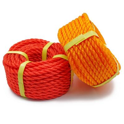 China Concrete PP Multi Fiber PP Filament Rope Polypropylene Rope Braided Rope Any Color for sale