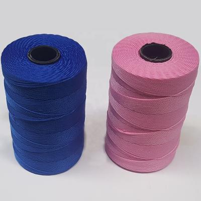 China High Temperature Resistant High Tenacity Color 27 Ply Polyester Fishing Net Twine For Rope for sale