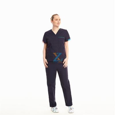 China Breathable/Comfortable/Absorb Sweat/Fashion 2021 Style Loose Medical Uniforms Sets Beauty Salon Spa Hospital Clinic Work Scrubs Nursing Clothes Ladies for sale