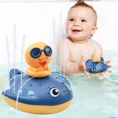 China Bath Toy Baby Bath Toys Water Spray Bath Toys Bathtub Water Toys With 3 Different Spray Accessories for sale