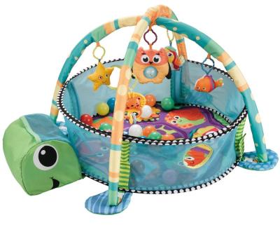 China Amazon hot sale ball pit and activity gym 3-in-1 grow with me activity gym and ball pit for sale