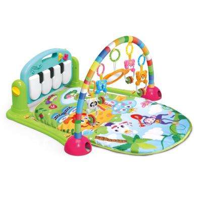 China Play Mat Activity Gym for Baby Amazon Funny Baby Piano Keyboard Hot Selling Electronic Musical Kick and Play Piano Baby Kids Play Baby Mat for Kids for sale