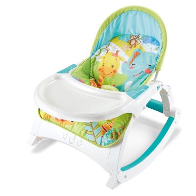 China 0 M+ Multi-Function Baby Swing Automatic Swing Bouncer Music Vibrating Chairs With Soft Automatic Swing Baby Dish for sale