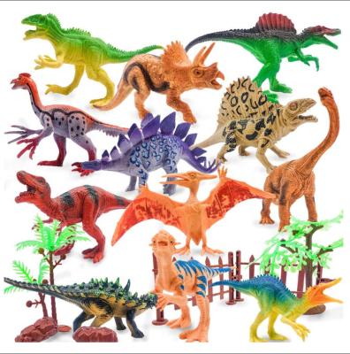 China Toy Set Colorful Mini Plastic Dinosaur Figure Variety Pack Toy Amazon Carnival Prizes Cartoon Miniature for Gifts for sale