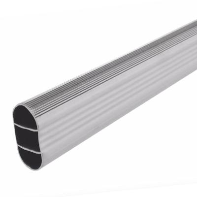 China Profile Extruded Aluminum Custom Design Aluminum Pipe For Laundry Rack for sale