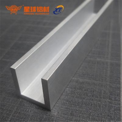 China Profile extruded material aluminum u channel profile wholesale extruded aluminum price per kg, aluminum t track profile for sale