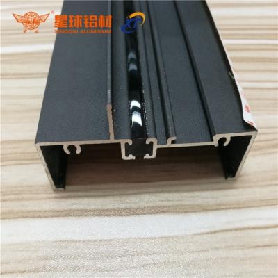 China Aluminum profile extruded aluminum price per kg anodizing aluminum profile champagne color for doors and windows for sale