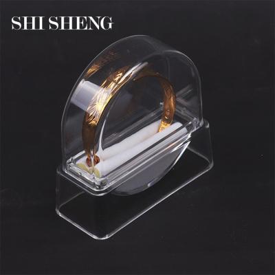 China SHI SHENG 2021 Luxury High-end Transparent Acrylic Jewelry Display Box Bangle Box Eco-friendly For Store Display for sale