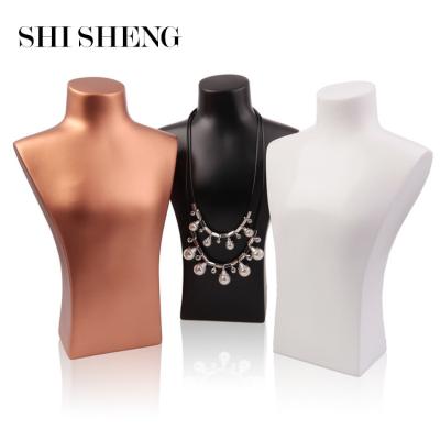 China Morden SHI SHENG New Design Jewelry Pendant Resin Bust Mannequin Jewelry Necklace Display Rack For Shop Window Exhibit for sale