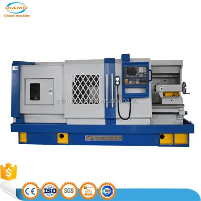 China Metal Cutting Shaft Large Bore Resistant CNC Lathe Machine Price CK61100 CK61125 for sale