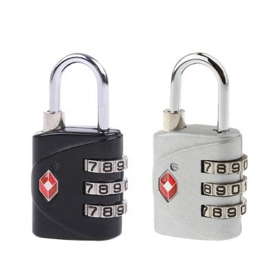 China TSA-533 product number password padlock 3 digits zinc alloy tsa lock for sale