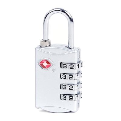 China 4 Combination TSA Security Zinc Alloy Digital Lock for sale