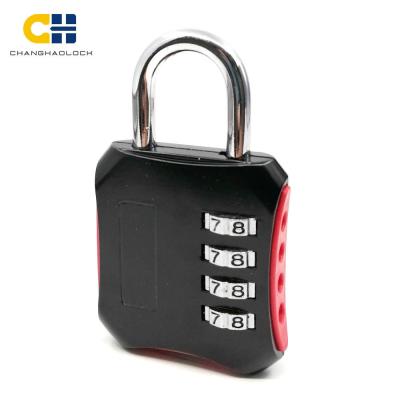 China Apartment/School/Family Padlock For Gym Locker Factory 4 Digit Combination Lock Padlock Keyless Gym Locker Lock for sale