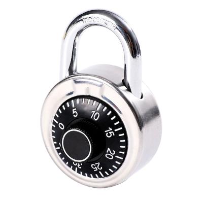 China Bag padlock /window/drawer/door luggage for gym locker factory 50mm dial lock gym locker zinc alloy keyless lock for sale