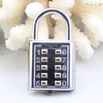 China Zinc Alloy Digit CH-602 5 Button Combination Padlock for sale