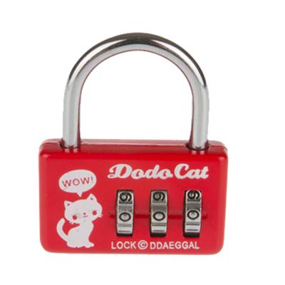 China Hot Sale CH-20B CJSJ Cartoon Zinc Alloy Padlock Changing Mechanical Combination Lock for sale