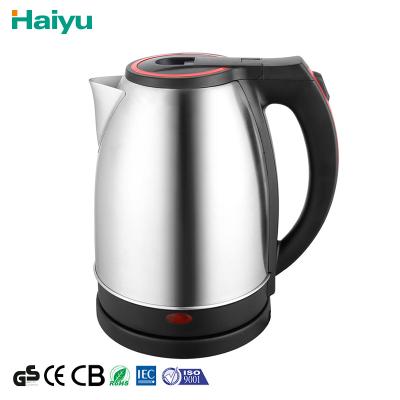 China Rotating Base Hidden Kettle And Electric 360 Degree Heating Element Samovar 1.8l for sale