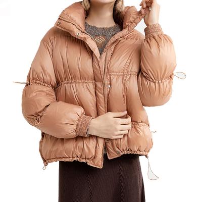 China Breathable Short Down Jacket Women Winter Loose Parkas Coat Winter Down Loose Casual Coat K027 for sale