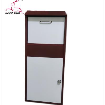 China Wall Mounted Large Outdoor Parcel Delivery Box Large Metal Parcel Drop Box For Courier Letter Post Parcel Boxes for sale