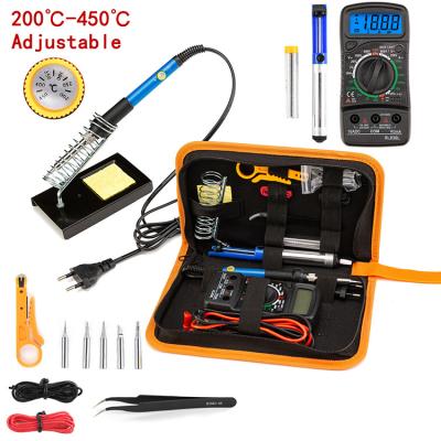 China Industry Portable Temperature Adjustable Electric Soldering Iron Soldering Pen Tool Kit for sale