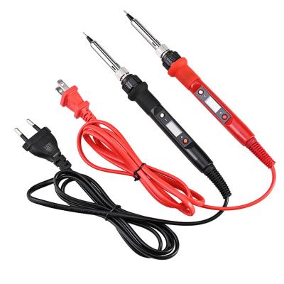 China Adjustable Temperature Industry LED Iron Welding Tool Electric Welding Pen for sale