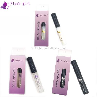 China Girl Instant Newest 3colors Eyelash Glue Eyelash Glue Lasting Fast Drying Black Eyelash Glue for sale