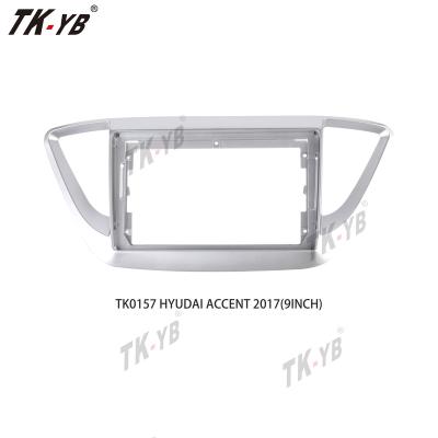 China Specially Authorized IP TK-YB Facial Plastic Frame For Android Radio For HYUDAI ACCENT 2017 With Cable Wiring for sale