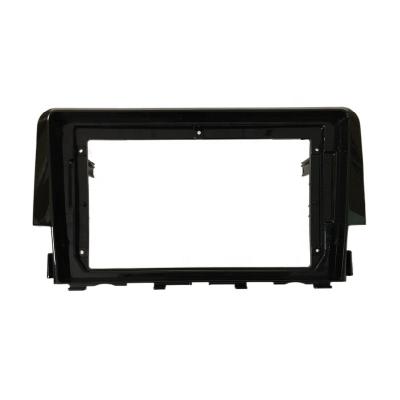 China Brief & TK-YB 9 Inch Single Color Car DVD Panel For Honda Civic 2016 Fascia Frame Car Radio Fascia Multimedia Bezel Auto Parts To Trim Interior Panel for sale