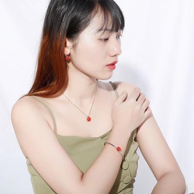 China FASHIONABLE Tongling Mk Jewelry Set Ad Sets Designer Famous Brands Show Luxury Stainless Steel Women Jewelry Sets for sale