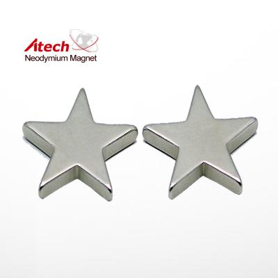 China Industrial N52 Neodymium Star Shape Magnets Magnet ISO 9001 Certificated Price for sale