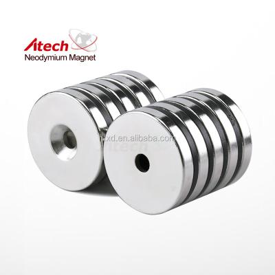 China Industrial Magnet Disc Neodymium Magnet Screw Rivet Type Magnet for sale