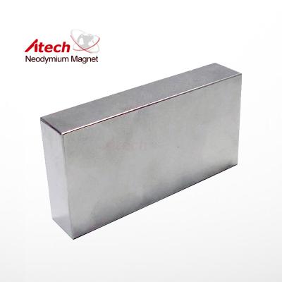 China Industrial Long Magnet N38h Ndfeb Block Magnet For Wind Generator for sale